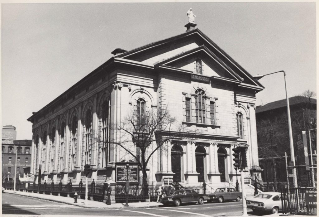 Immaculate Conception Church, 1973. (Photo property of the South End Historical Society)